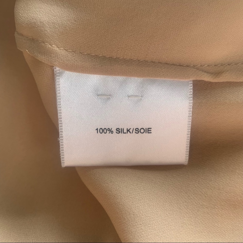 Haute Hippie Silk Georgette Blouse In Blush - Picture 9 of 11